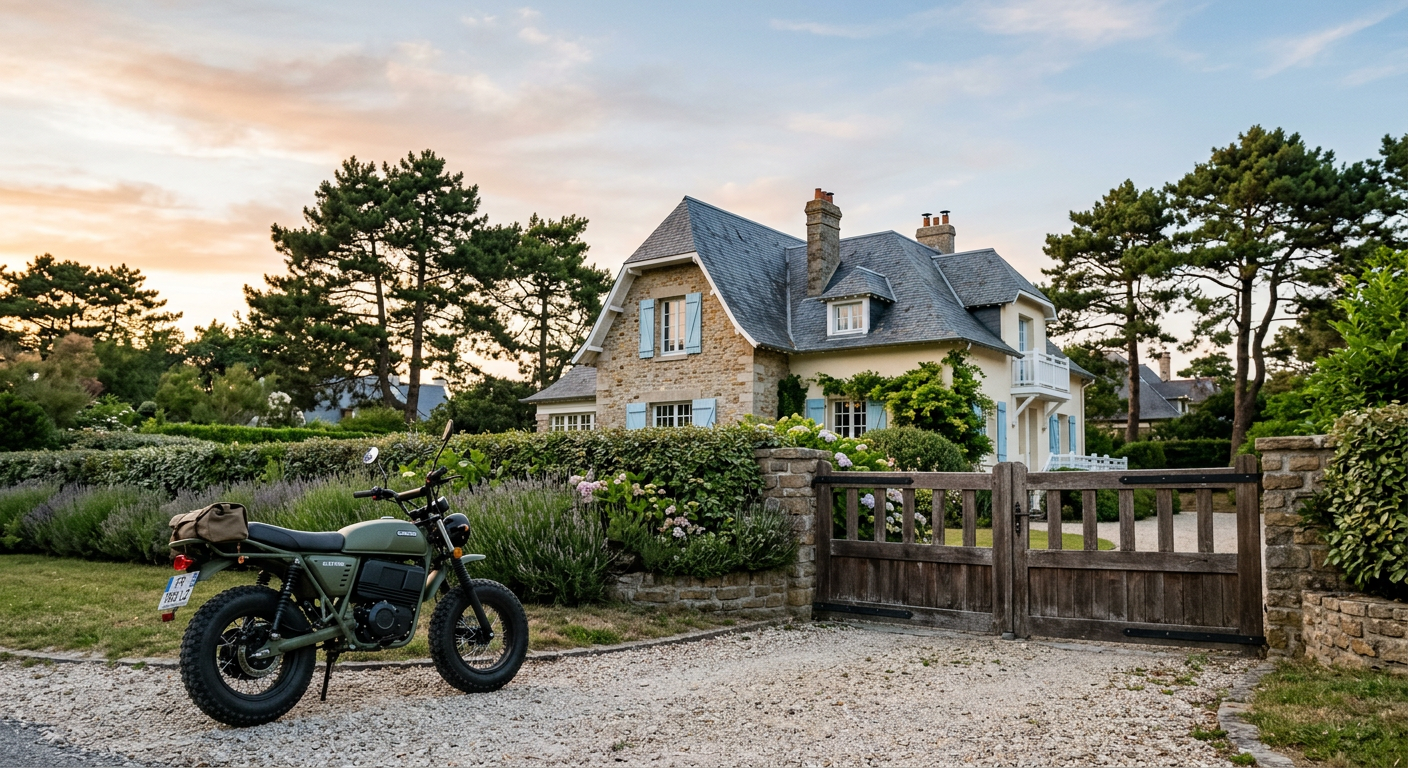 A Ride Le Touquet electric mini moto, for the full stay